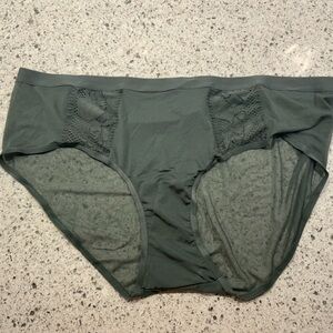 Aerie Mesh & Lace Green Panties NWT Sz  XXL